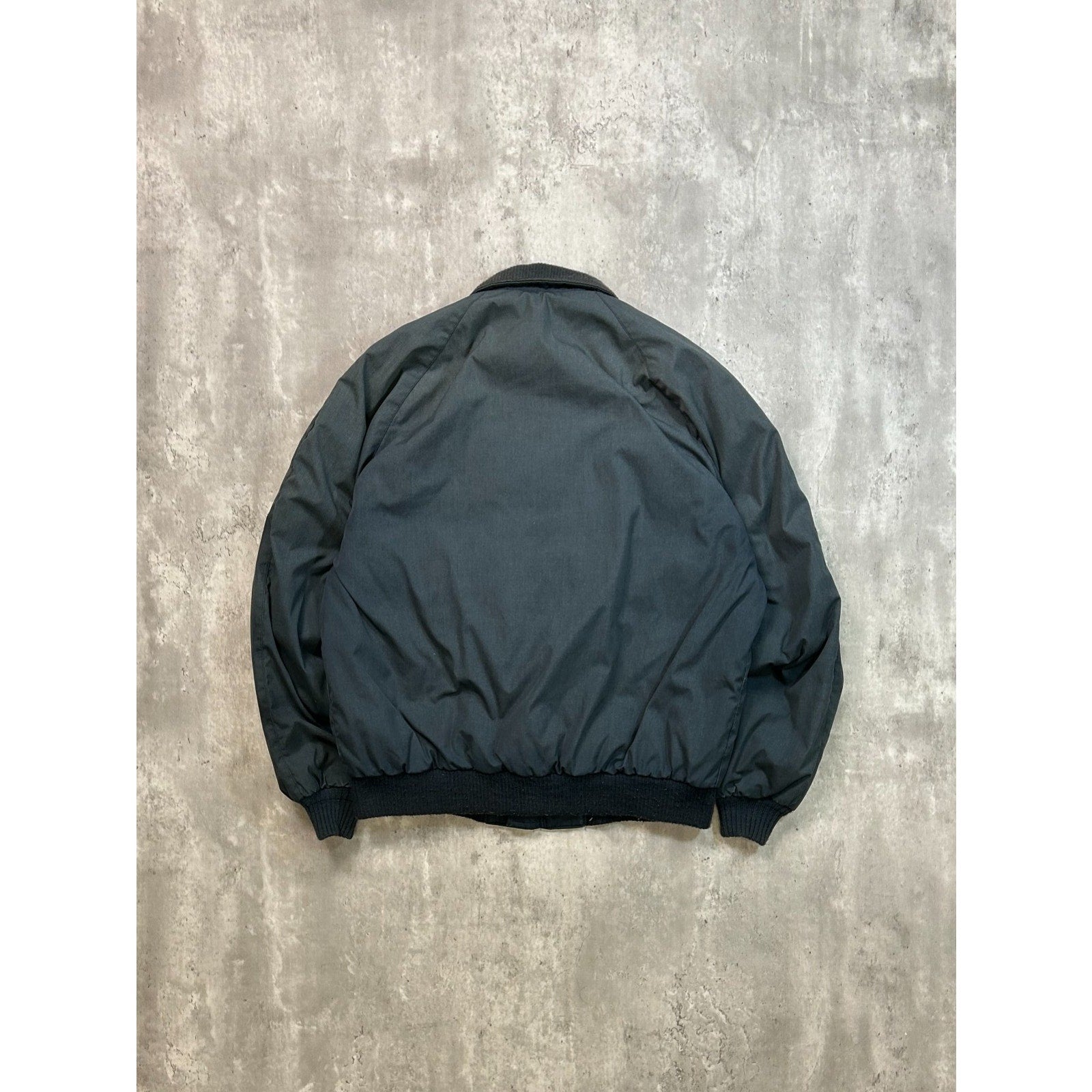 Vintage 80s Eddie Bauer Insulated Full Zip Collared Bomber Jacket Size XL