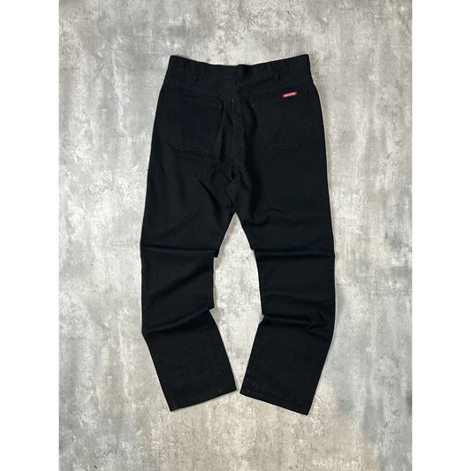 Vintage Dickies Canvas Workwear Pants Size 35 Black