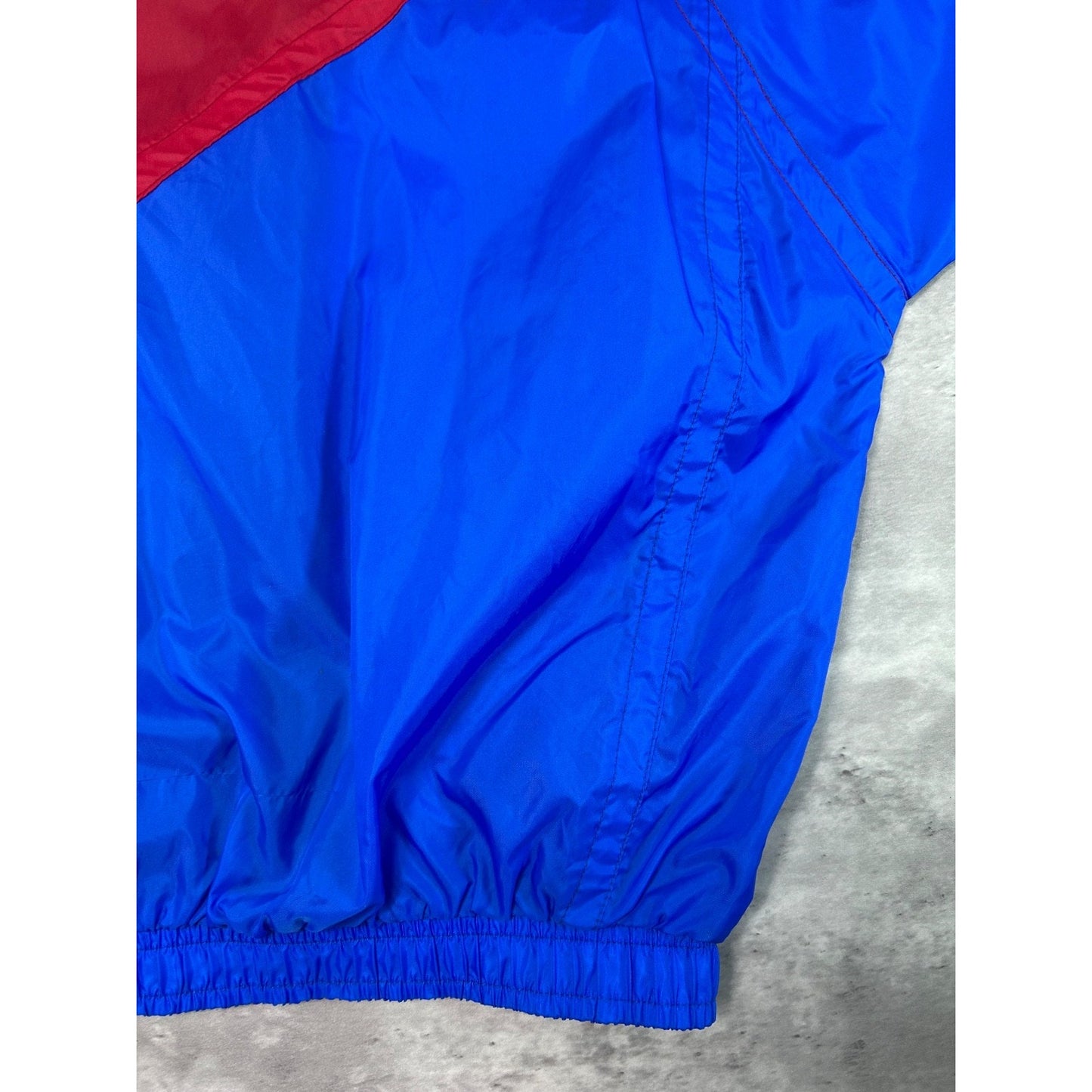 Vintage 80s/90s Youth Nike Embroidered Logo Full Zip Windbreaker Jacket Size XL