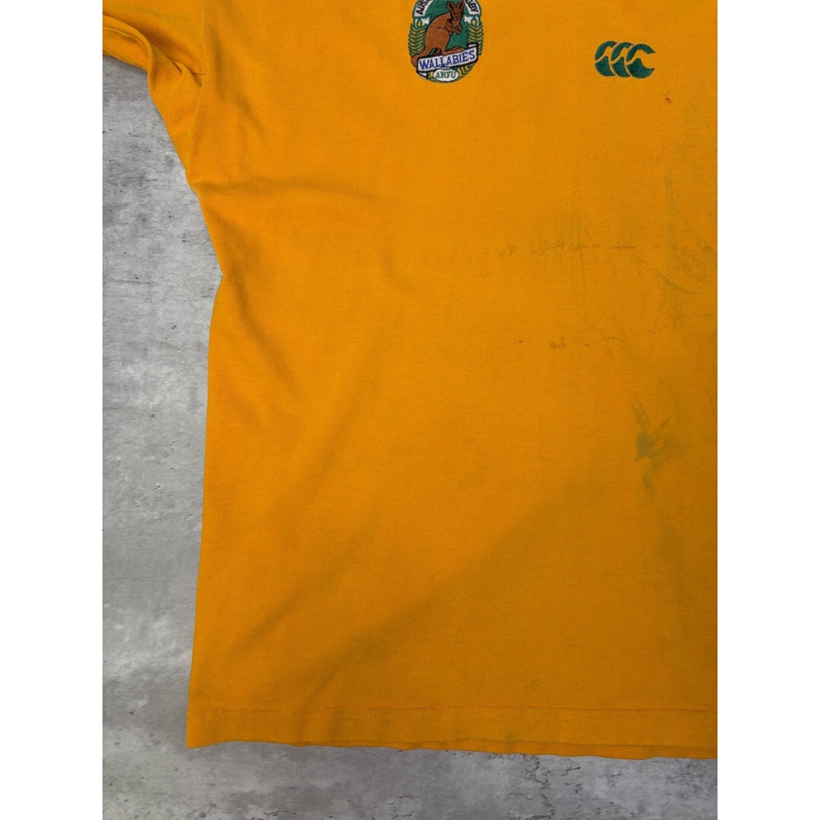 Vintage 90s Canterbury Wallabies ARFU Australia Rugby Jersey Size 2XL