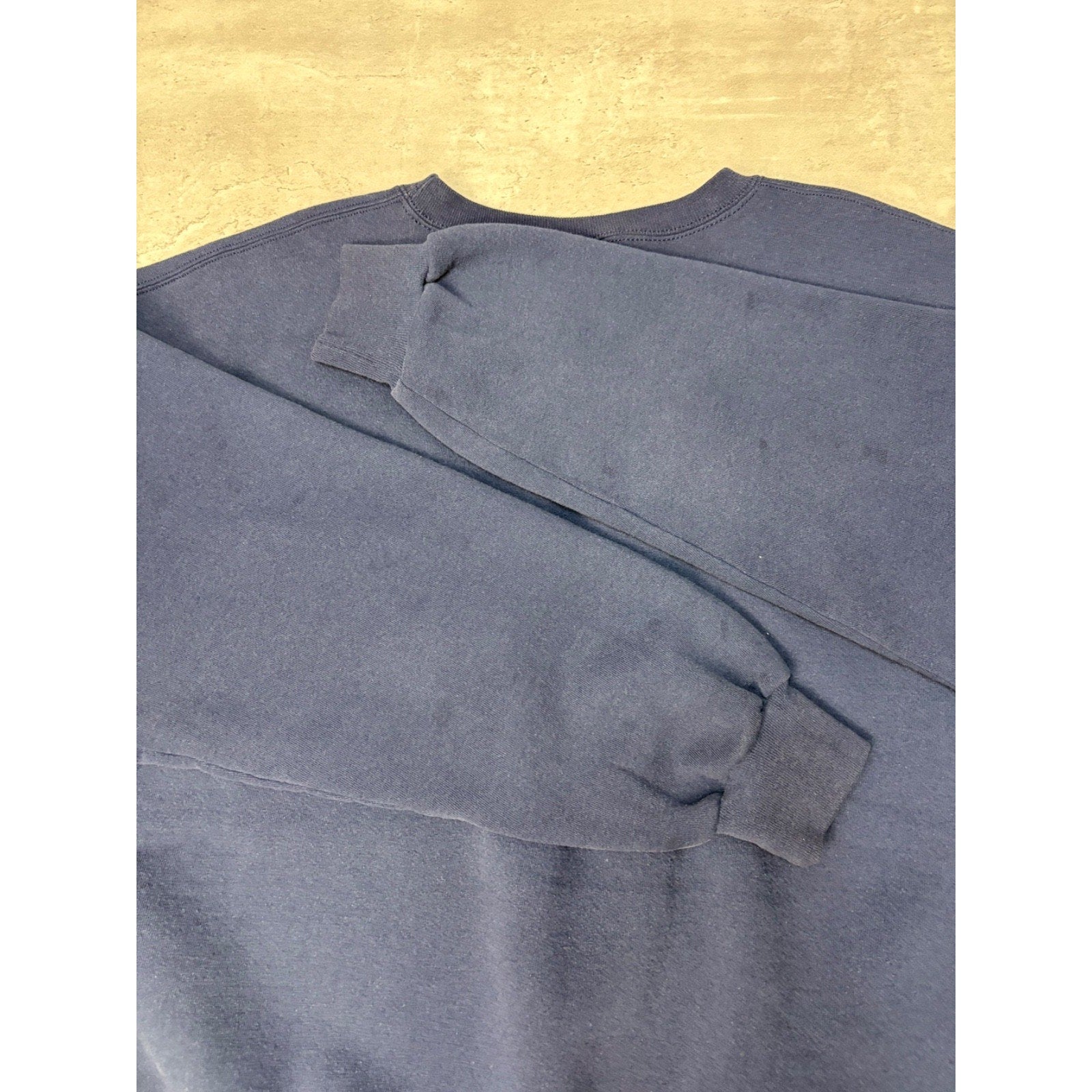 Vintage 90s Russell Athletics Navy Blue Blank Crewneck Sweatshirt Size XL