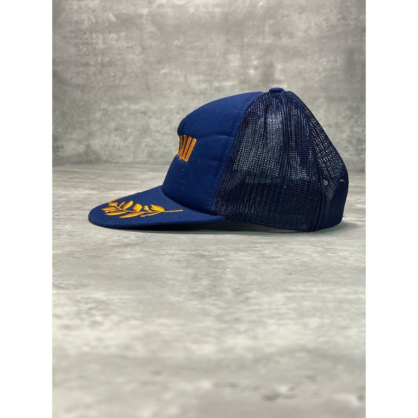 Vintage Hawaii Embroidered Scrambled Eggs Destination Trucker Hat OSFA