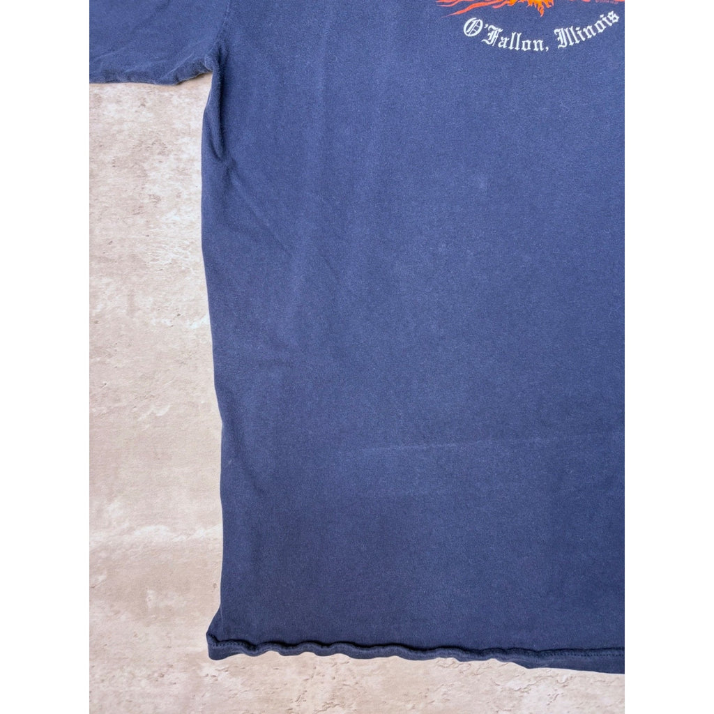 Vintage 2007 Harley Davidson Emblem Graphic Spellout T-Shirt Size XL