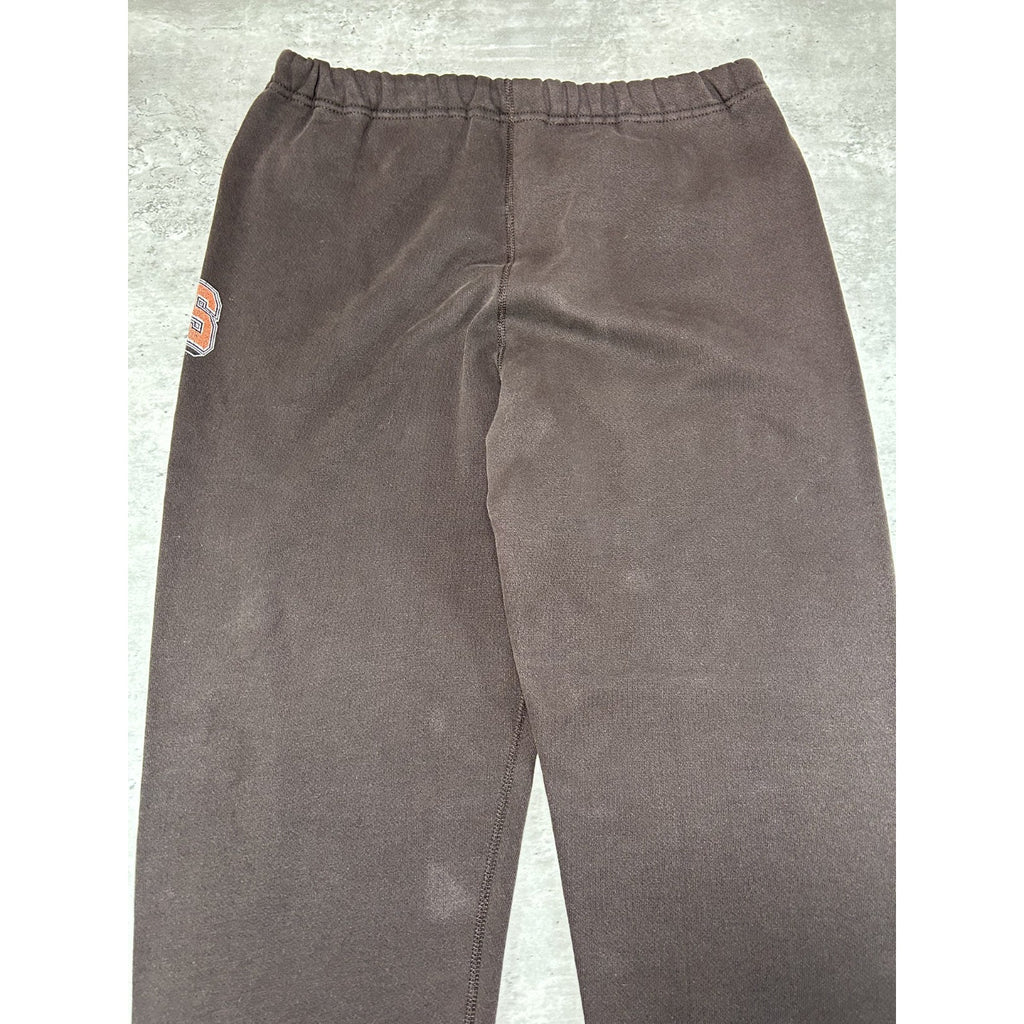 Vintage 90s Cleveland Browns NFL Graphic Spellout Sweat Pants Size Medium