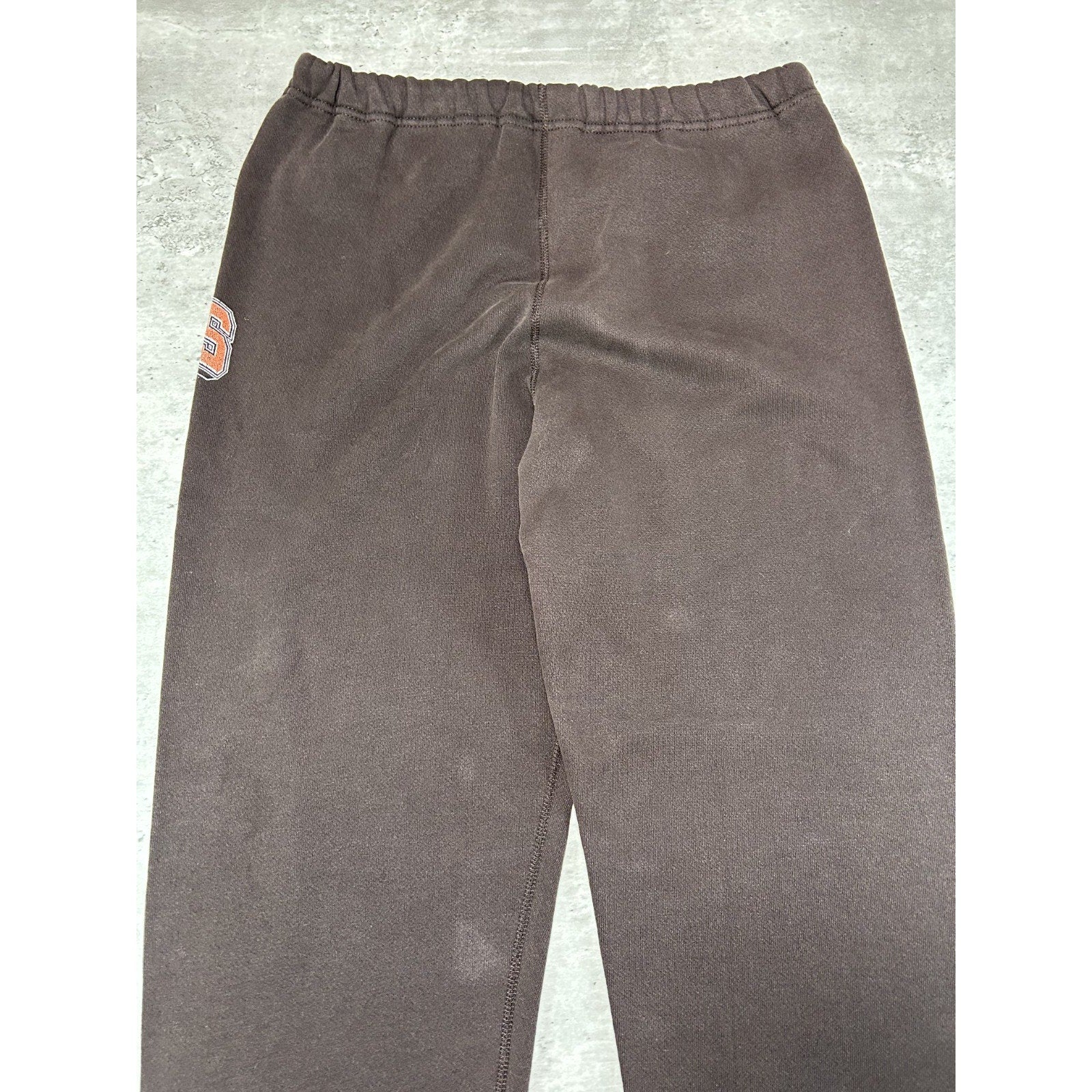 Vintage 90s Cleveland Browns NFL Graphic Spellout Sweat Pants Size Medium