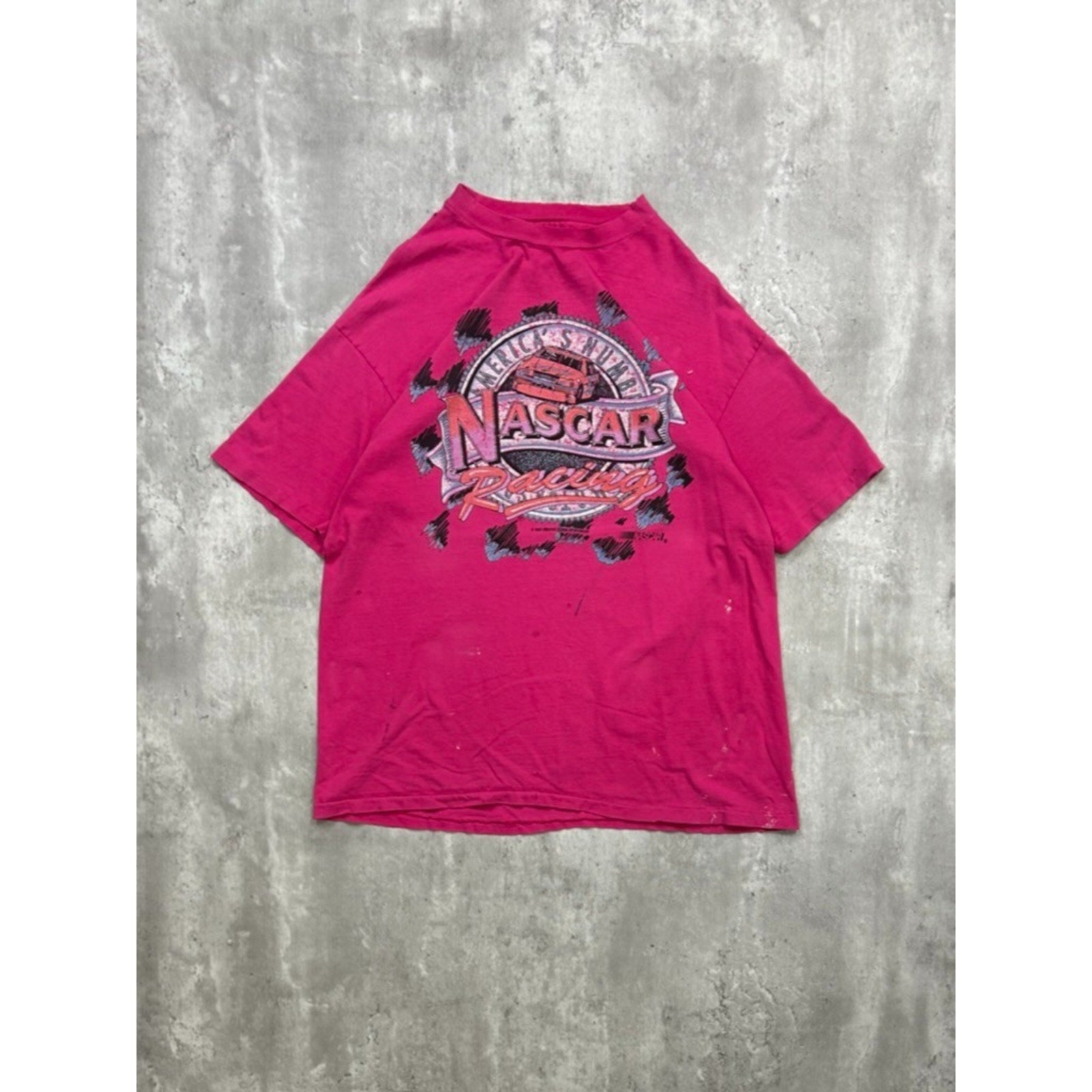 Vintage 90s Nascar Racing Americas Number One Motorsport T-Shirt Size XL