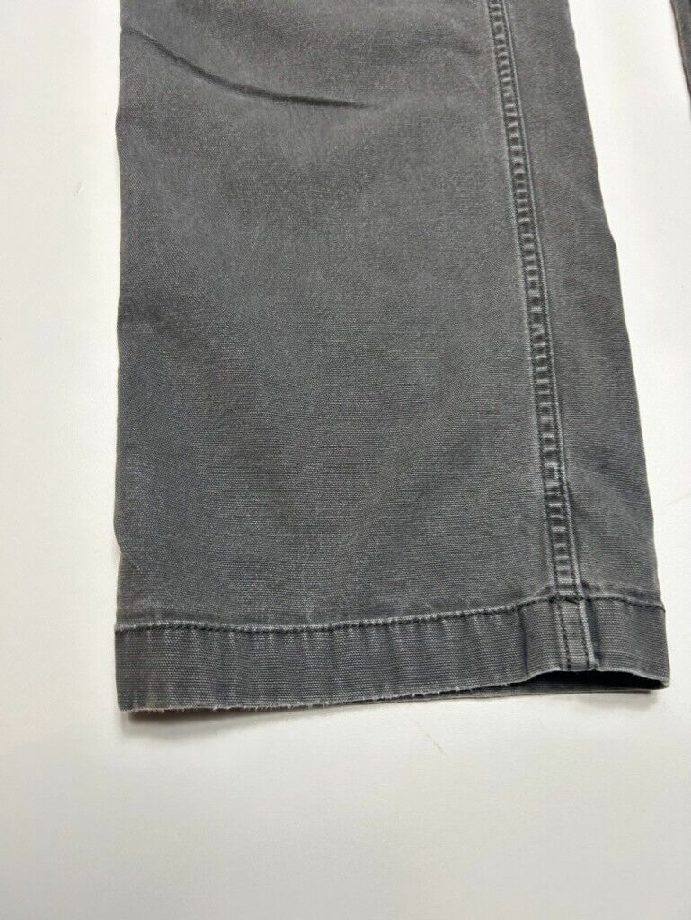 Carhartt Relaxed Fit Canvas Workwear 5 Pocket Pants Size 34W Gray