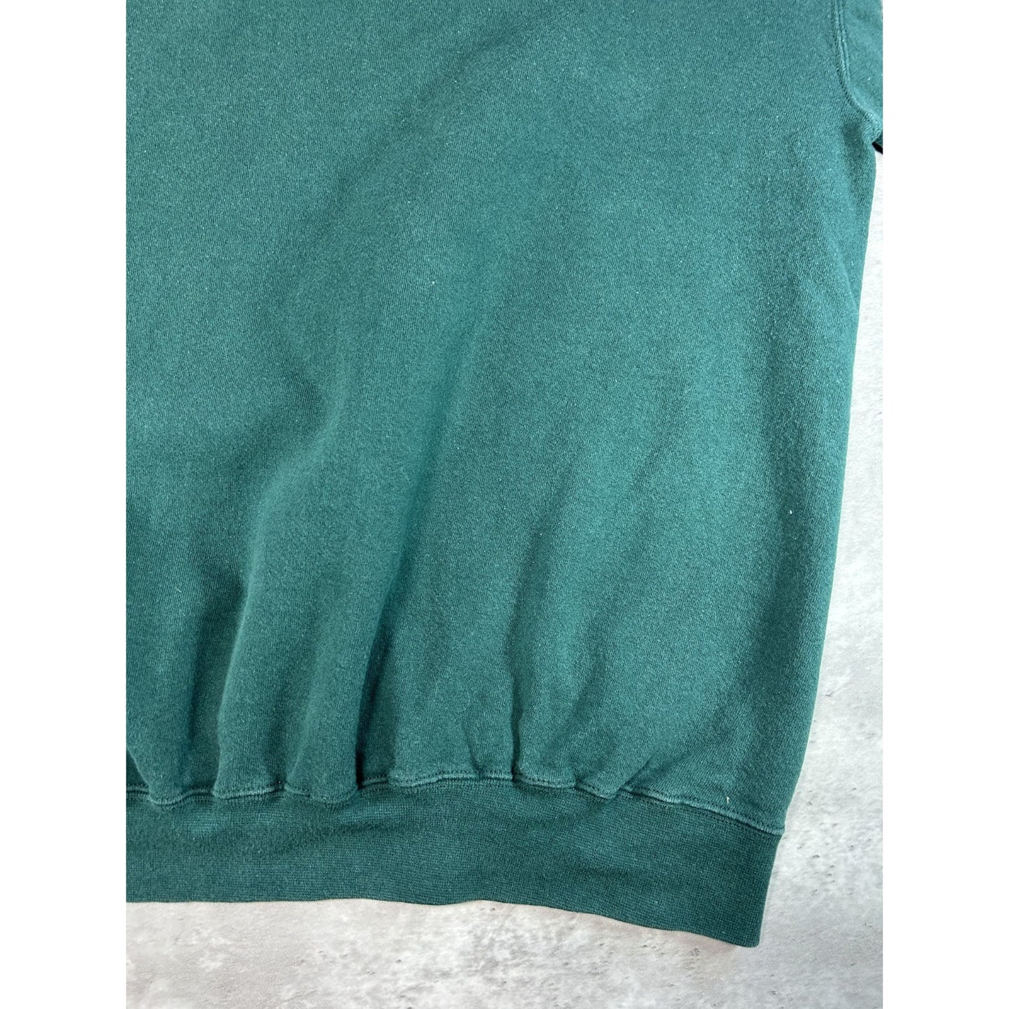 Vintage 90s Nike Big Graphic Swoosh Pullover Crewneck Sweatshirt Size XXL Green