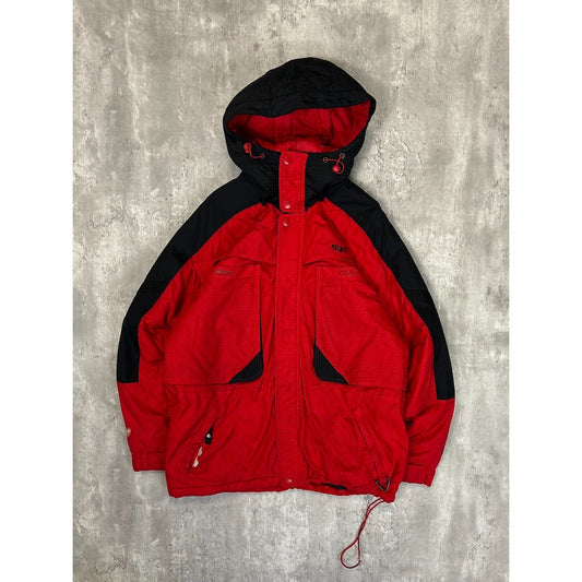 Vintage 90s Detroit Red Wings NHL Embroidered Starter Jacket Size Medium