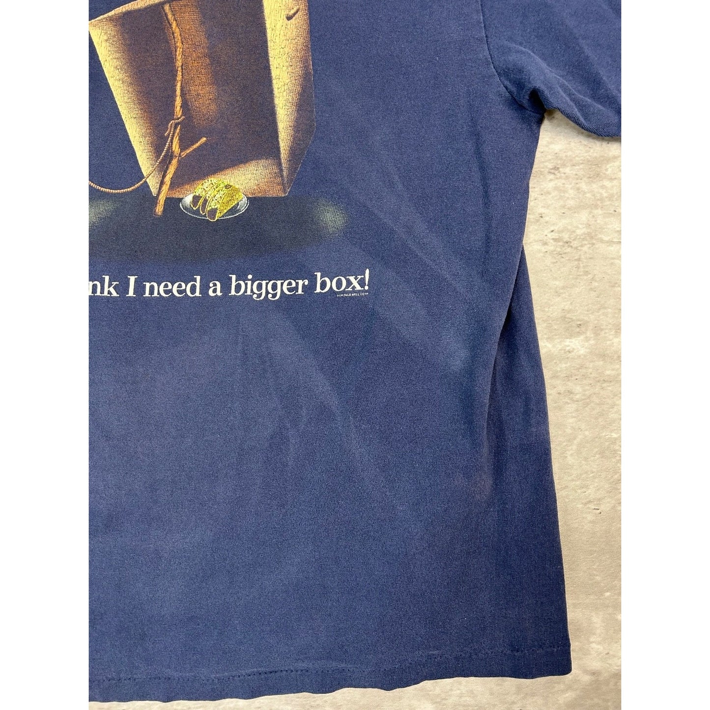 Vintage 90s Taco Bell Here Lizard Lizard Chihuahua Graphic T-Shirt Size L YOUTH