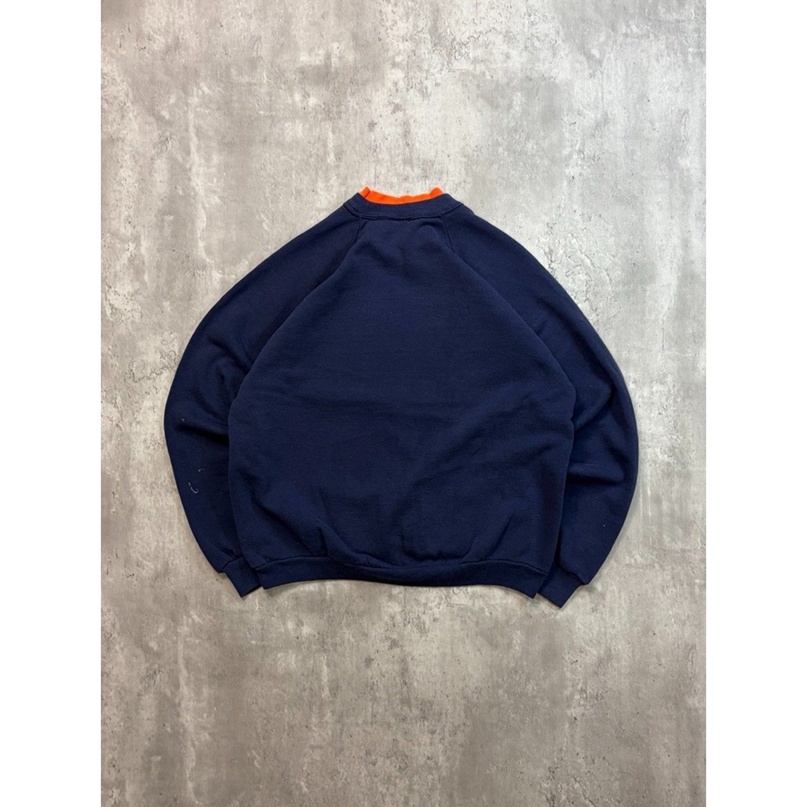 Vintage 80s Chicago Bears NFL Knit Spellout Graphic Football Sweatshirt Size XL