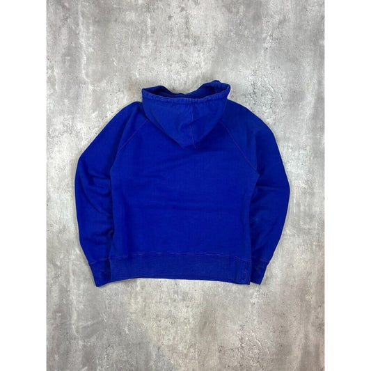 Vintage Womens Nike Embroidered Swoosh Full Zip Hooded Sweatshirt Size Small