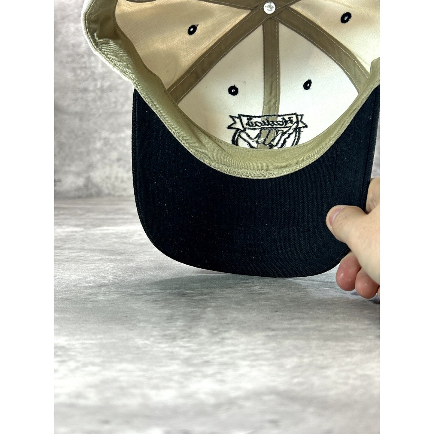 Vintage 90s Hawaii Hang Loose Embroidered Spellout Destination Snapback Hat OSFA