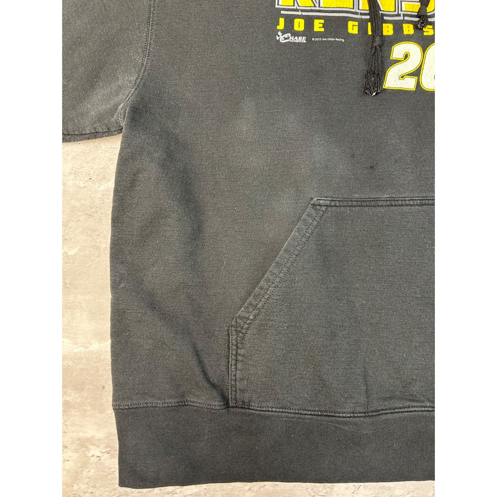 Vintage Matt Kenseth #20 Nascar Racing Spellout Hooded Sweatshirt Size XL