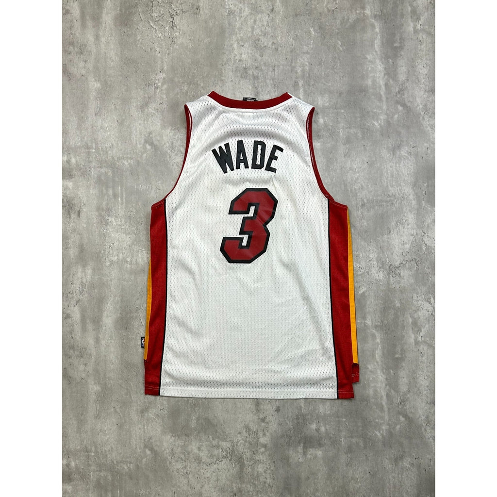 2000s Dwayne Wade #3 Miami Heat NBA Stitched Adidas Basketball Jersey Sz Medium