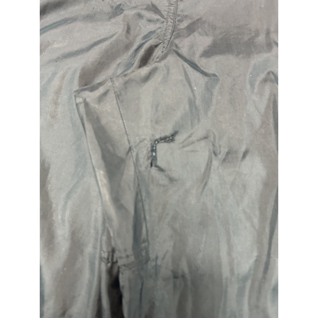 Vintage 80s/90s Nike Tonal Embroidered Logo Nylon Track Pants Size Medium