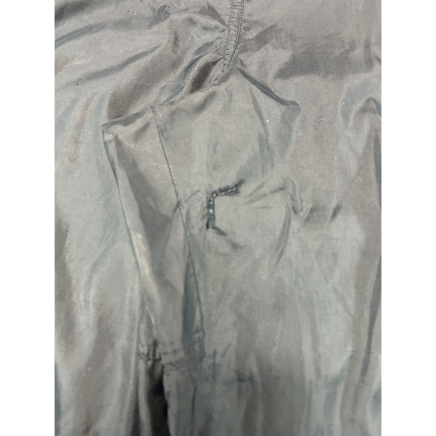 Vintage 80s/90s Nike Tonal Embroidered Logo Nylon Track Pants Size Medium