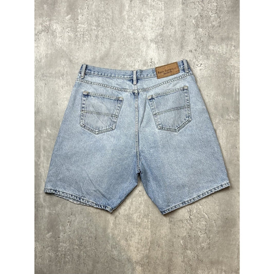 Vintage Basic Equipment Light Wash Denim Shorts Size 35 Blue
