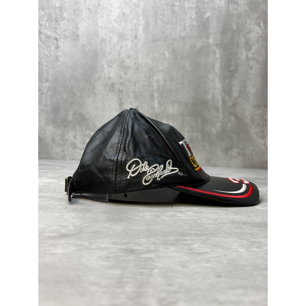 Vintage 1994 Dale Earnhardt 7x Winston Cup Champ Leather Strapback Hat OSFA