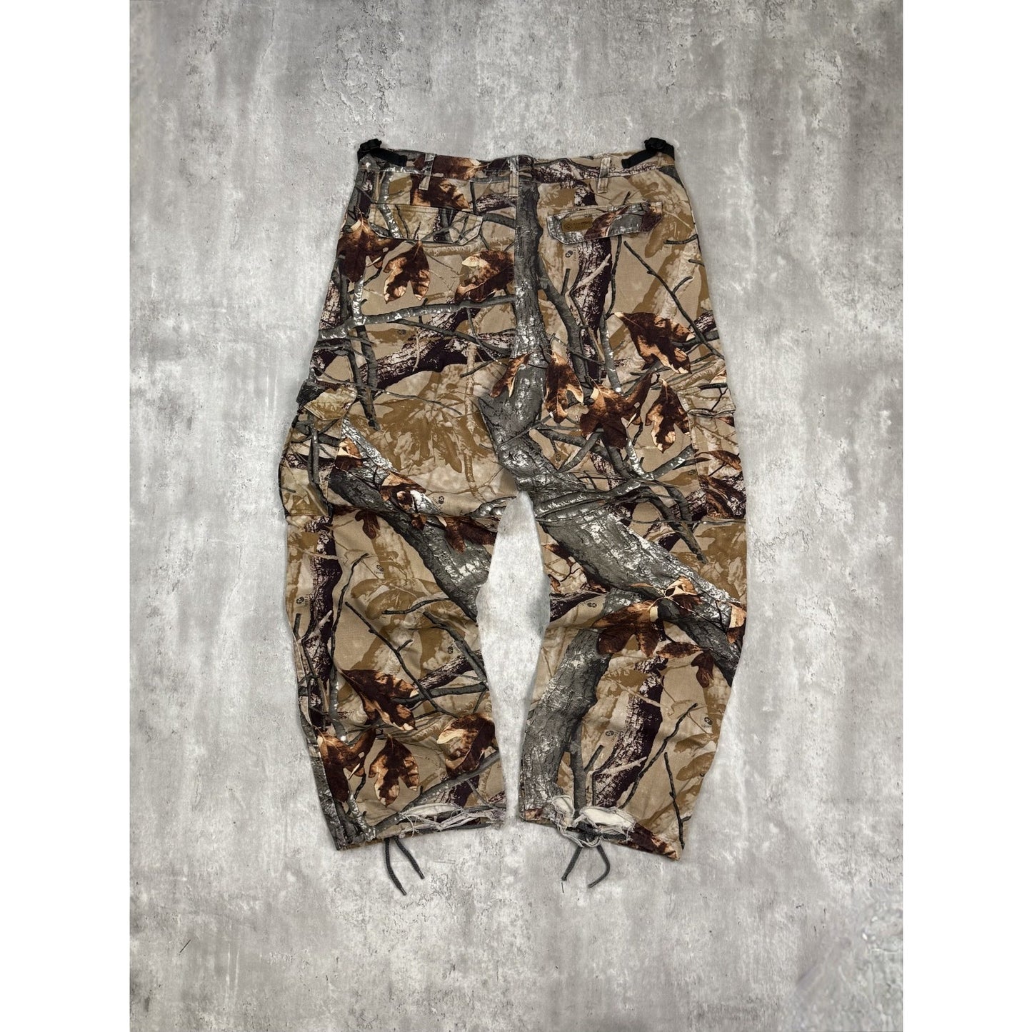 Vintage Fusion 3-D Tree Camo Utility Cargo Hunting Pants Size 38
