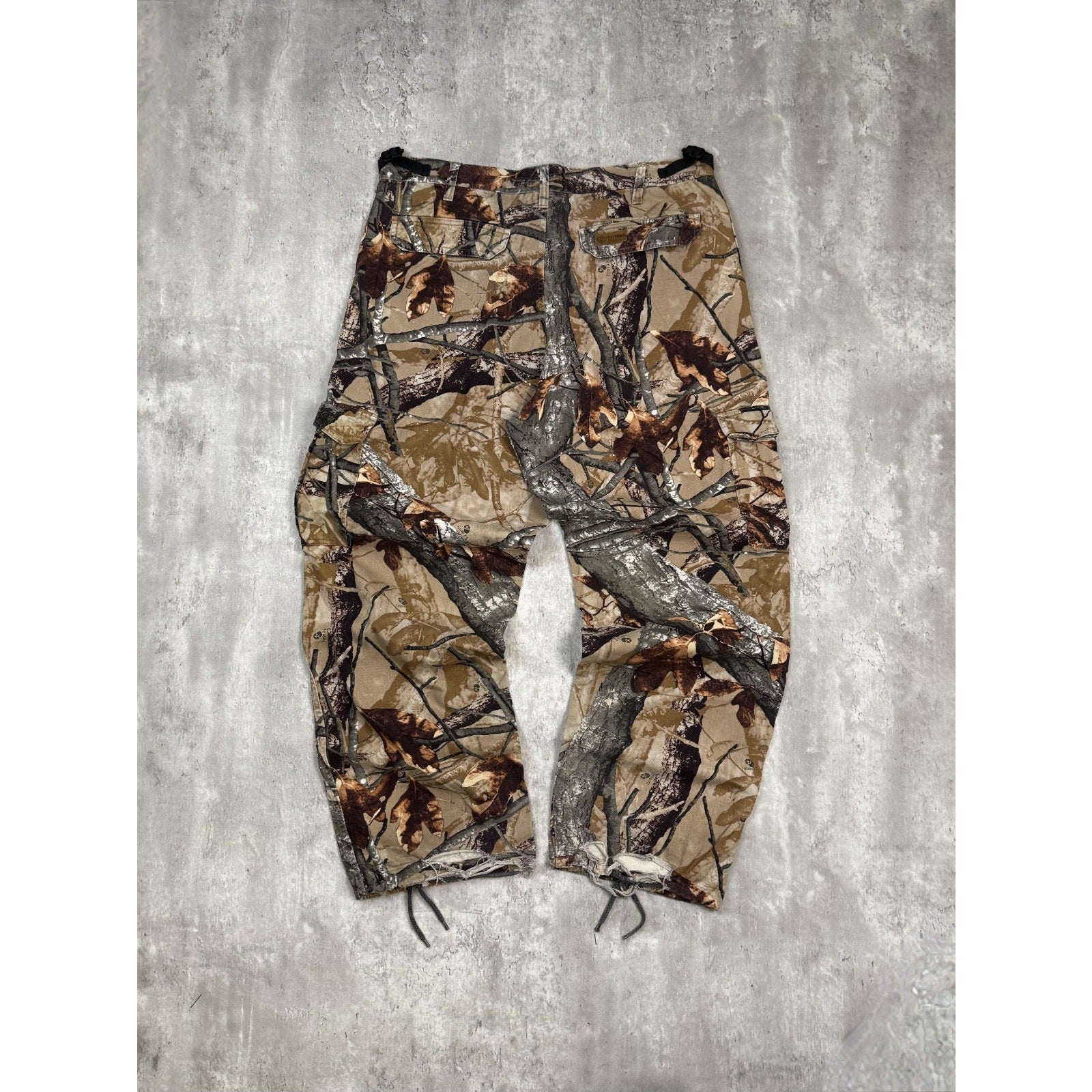 Vintage Fusion 3-D Tree Camo Utility Cargo Hunting Pants Size 38