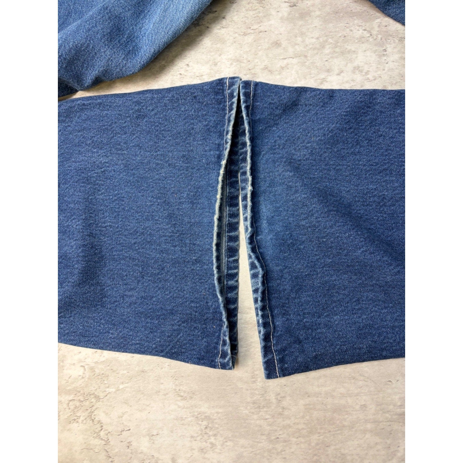 Vintage Y2K Womens X Manager Embroidered Medium Wash Denim Flare Pants Size 33