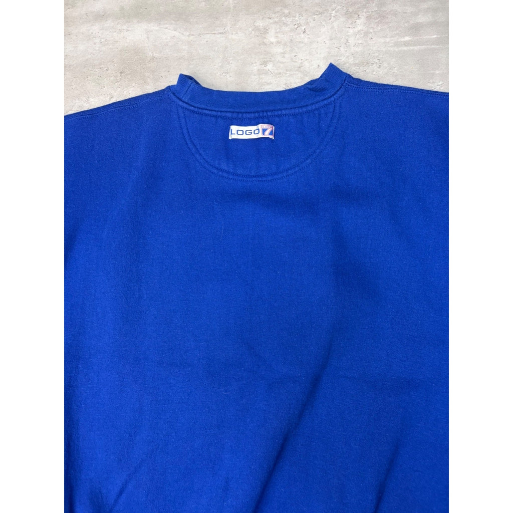 1990 Indianapolis Colts NFL Big Spellout Logo Graphic Sweatshirt Size Large