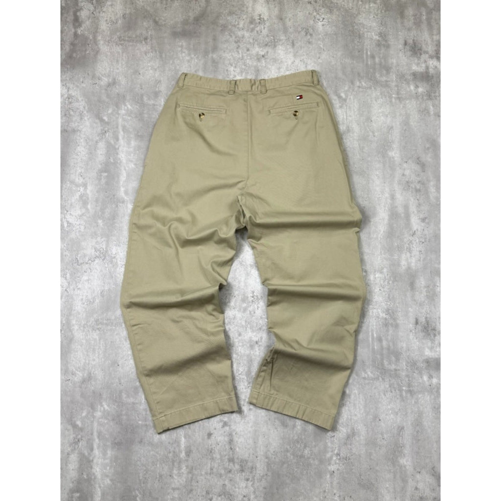 Vintage Tommy Hilfiger Khaki Trouser Style Pants Size 33