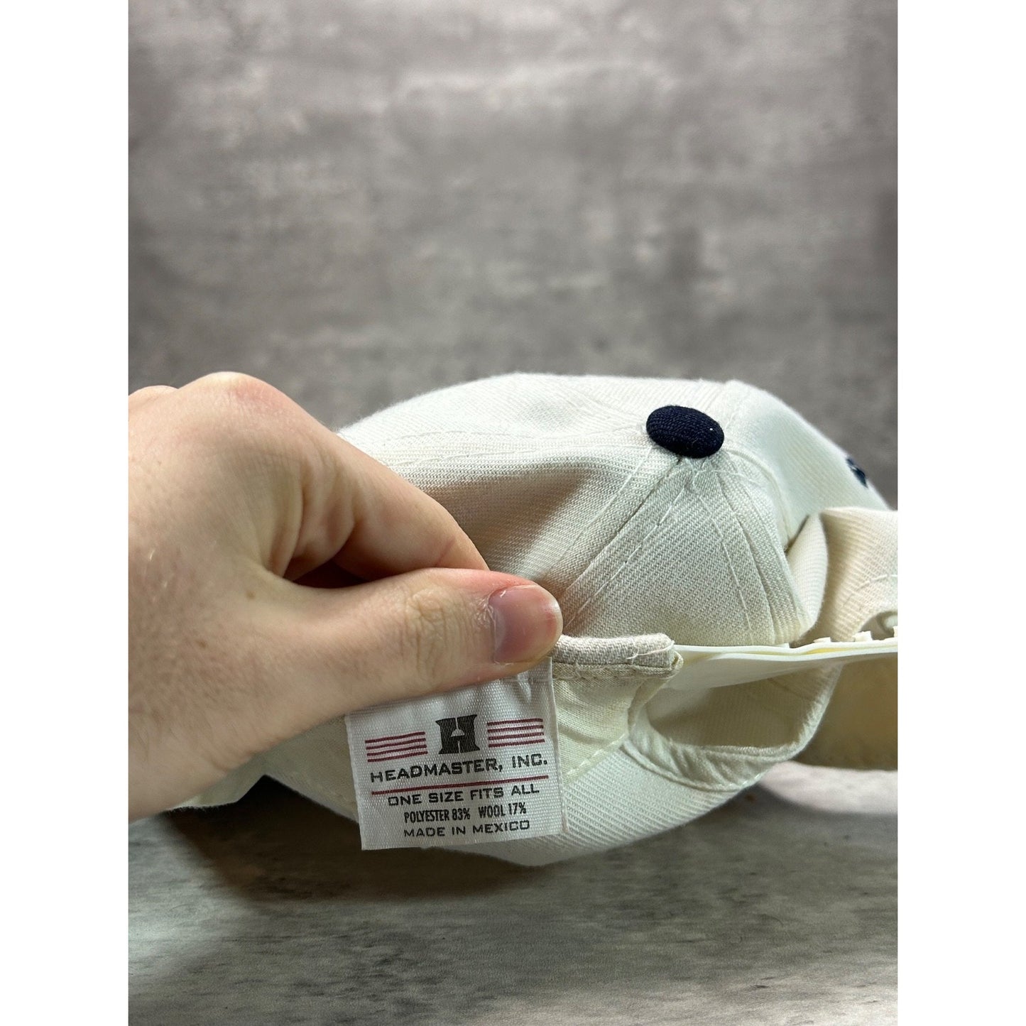 Vintage 90s Rusty Wallace #2 Embroidered Spellout Nascar Snapback Hat OSFA