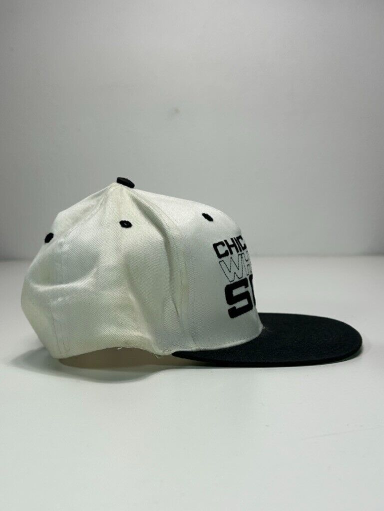 Vintage Chicago White Sox MLB Embroidered Spellout Snapback Hat OSFA