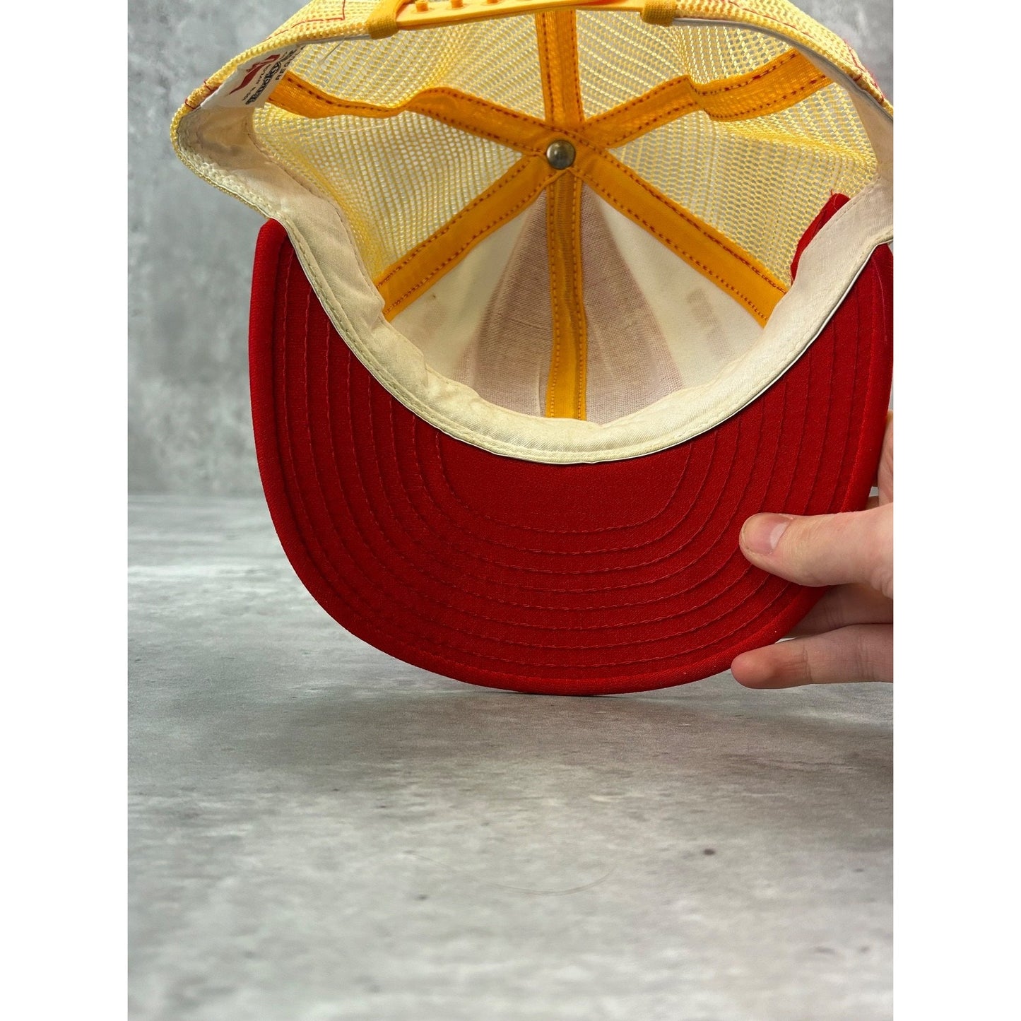 Vintage 80s Philadelphia Stars USFL Lucky Stripes Trucker Snapback Hat OSFA