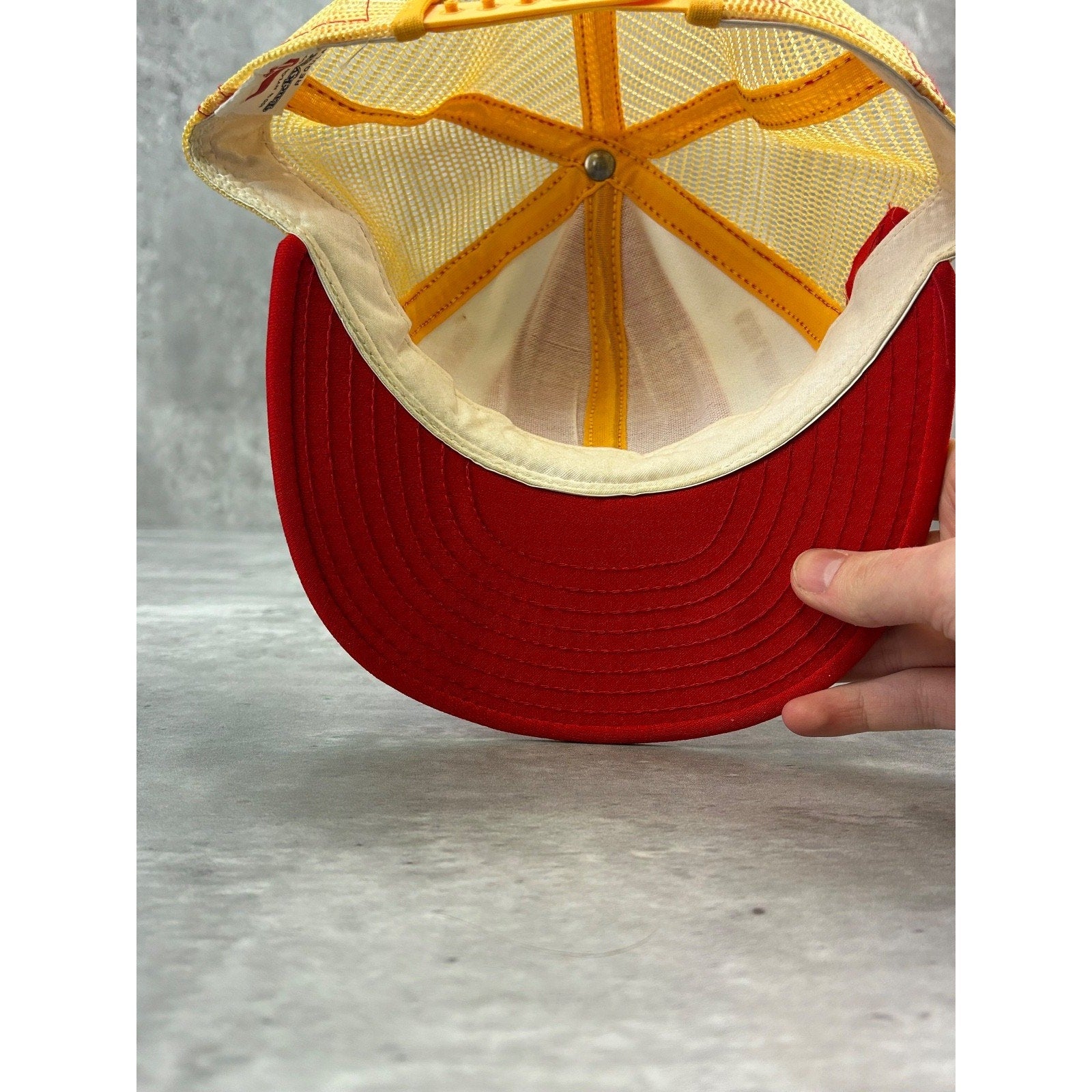 Vintage 80s Philadelphia Stars USFL Lucky Stripes Trucker Snapback Hat OSFA