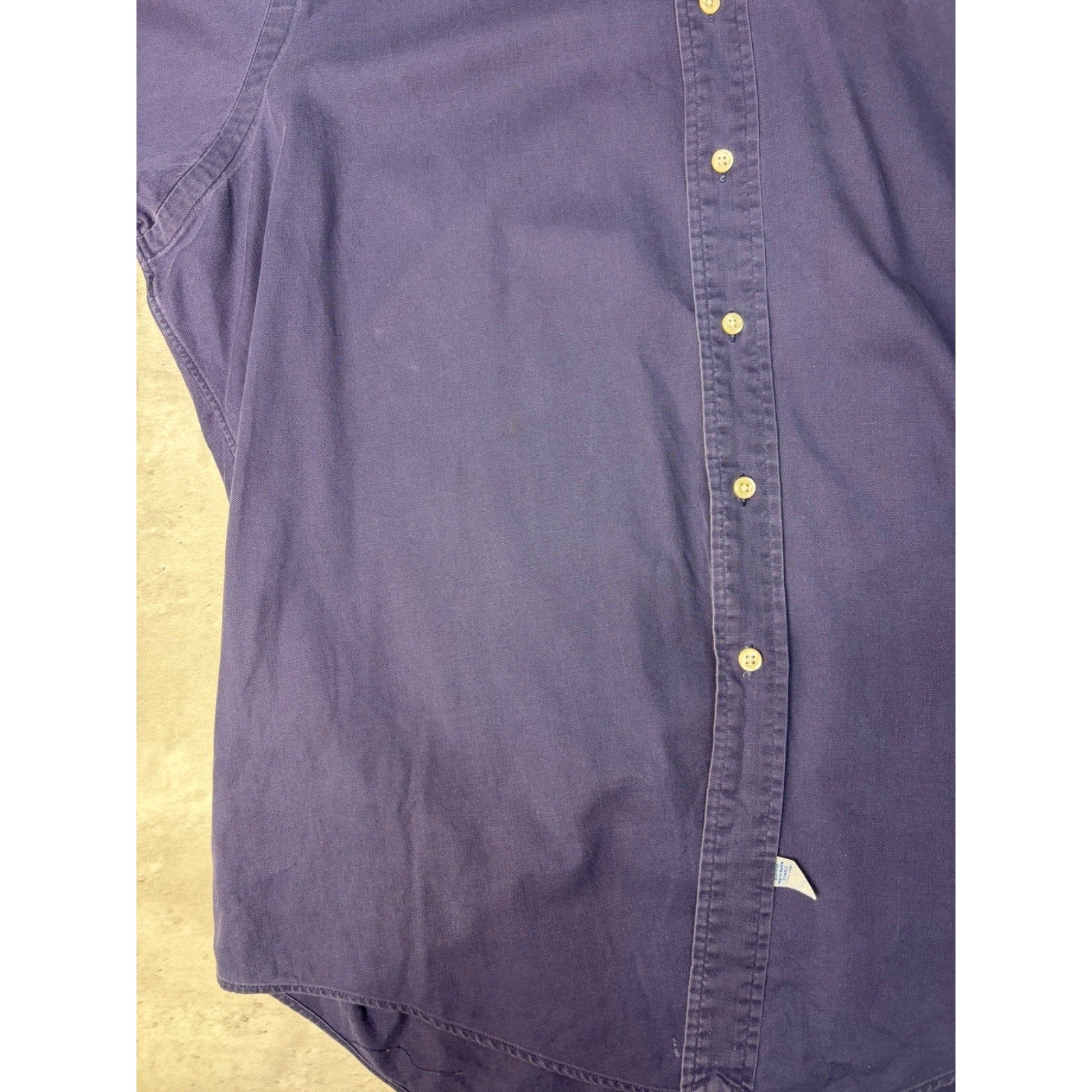 Vintage Polo Ralph Lauren Embroidered Pony Long Sleeve Button Up Shirt Size XL