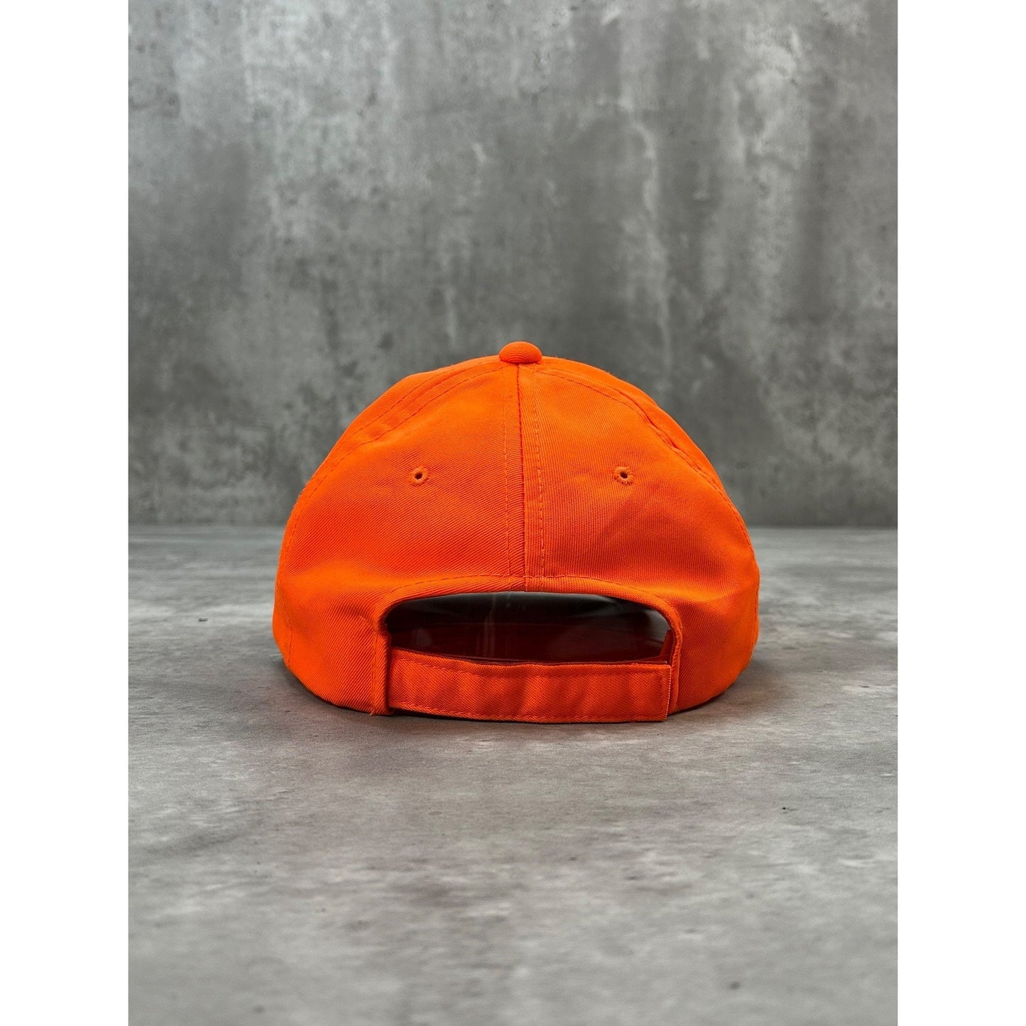 Vintage 90s Winchester Embroidered Spellout Strapback Hat OSFA Orange