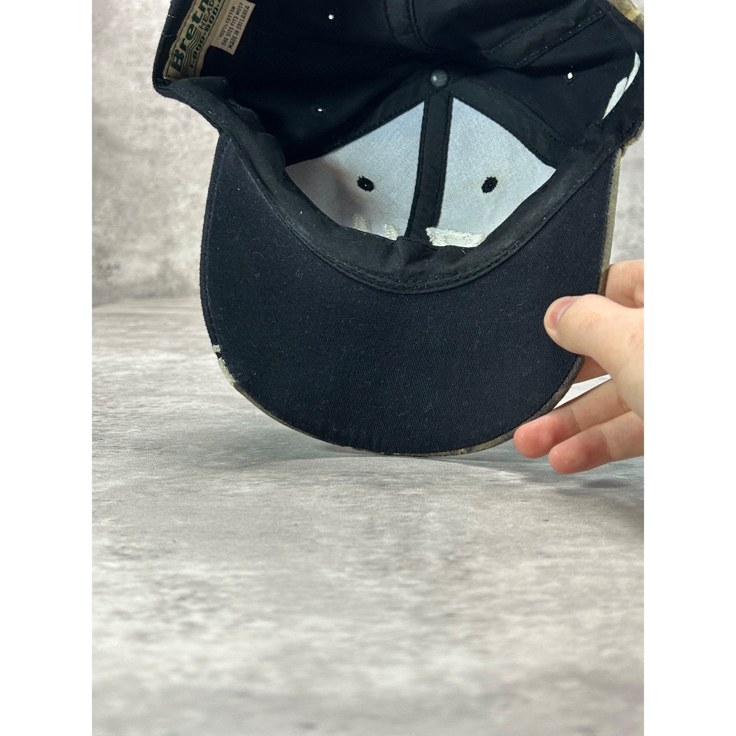 Vintage 4-H Two Tone Tree Camo Hunting Strapback Hat OSFA