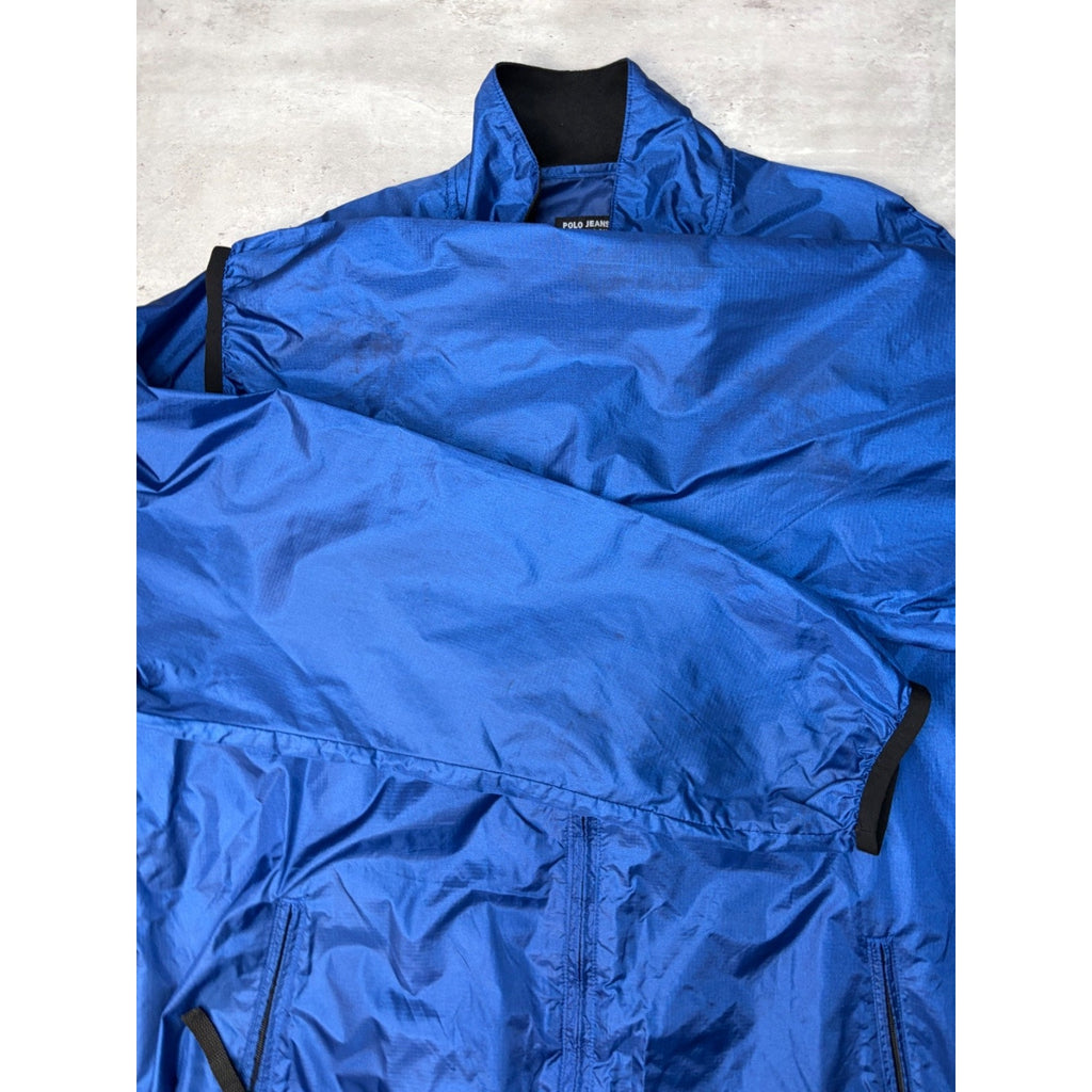 Vintage Polo Ralph Lauren Embroidered Logo Full Zip Windbreaker Jacket Size XL