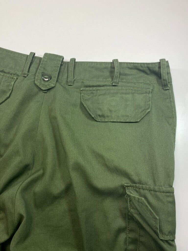 Vintage 90s Military Issue Army Tactical Multi Pocket Cargo Pants Size 42W Green