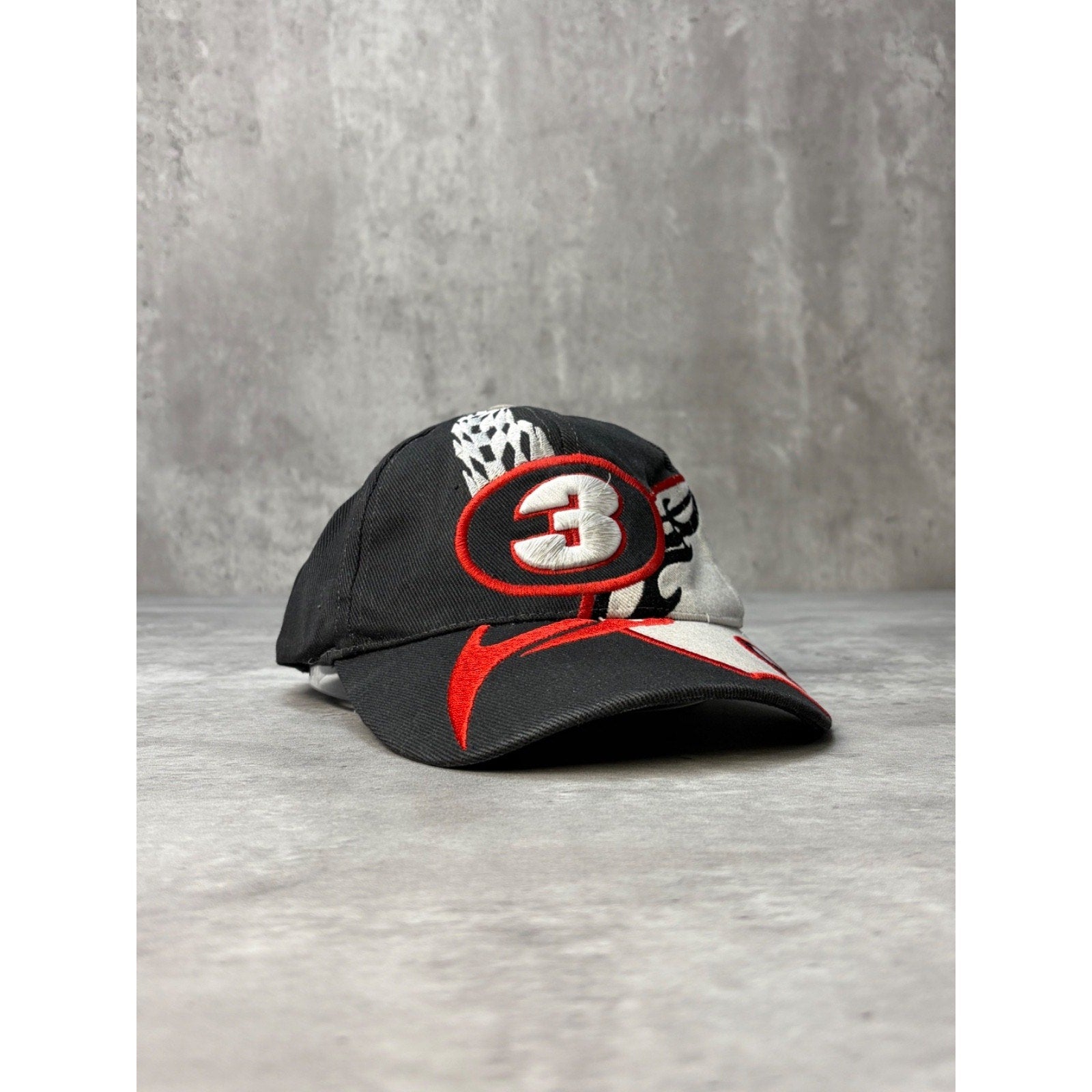 Vintage #3 Dale Earnhardt Sr Embroidered Tribal Nascar Strapback Hat OSFA