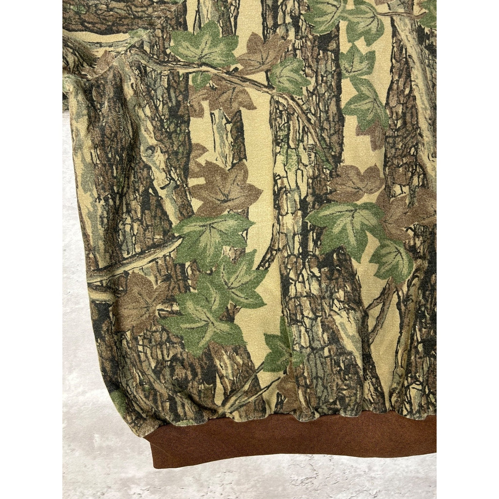Vintage 90s Ocoee Realtree Camo Full Zip Hunting Bomber Jacket Size 2XL