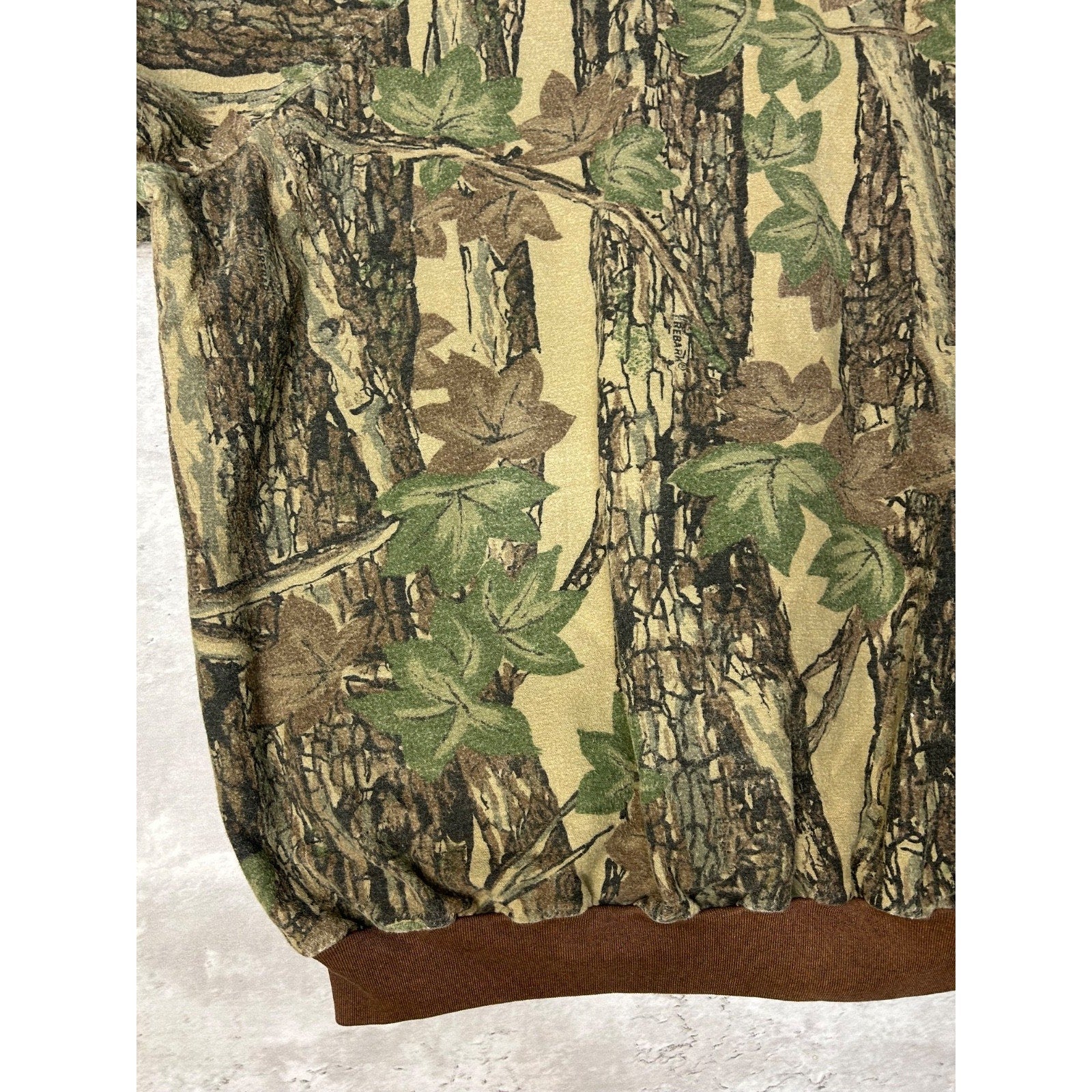Vintage 90s Ocoee Realtree Camo Full Zip Hunting Bomber Jacket Size 2XL