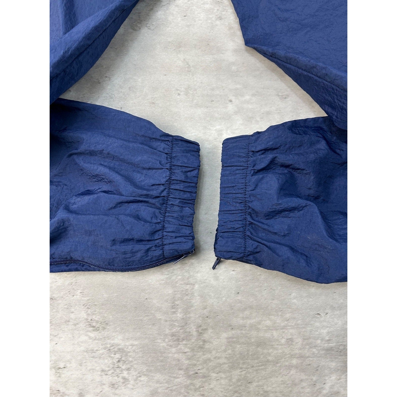 Vintage 90s Nike Tonal Embroidered Swoosh Nylon Track Pants Size Large