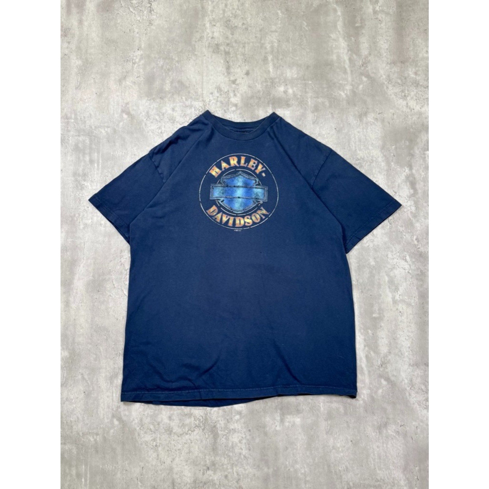 Vintage 2007 Harley Davidson Emblem Graphic Spellout T-Shirt Size XL