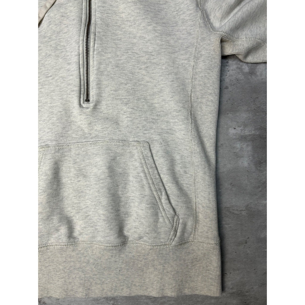 Vintage 2000s Nike Embroidered Logo 1/2 Zip Hooded Sweatshirt Size Medium YOUTH