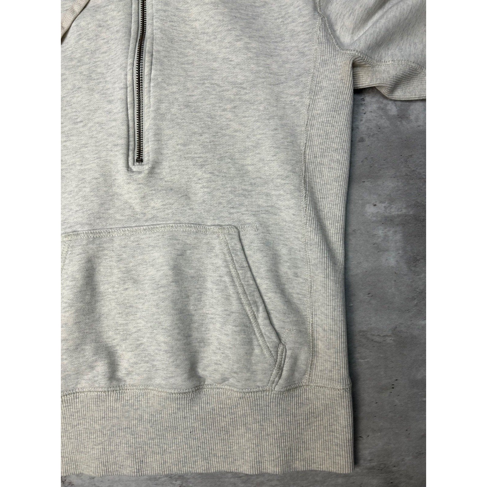 Vintage 2000s Nike Embroidered Logo 1/2 Zip Hooded Sweatshirt Size Medium YOUTH