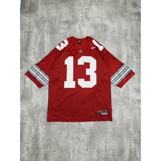 Vintage Ohio State Buckeyes #13 NCAA Nike Football Jersey Size Medium