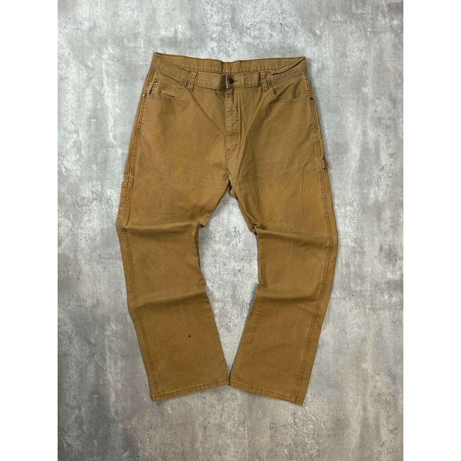 Vintage Dickies Canvas Workwear Carpenter Pants Size 38 Beige