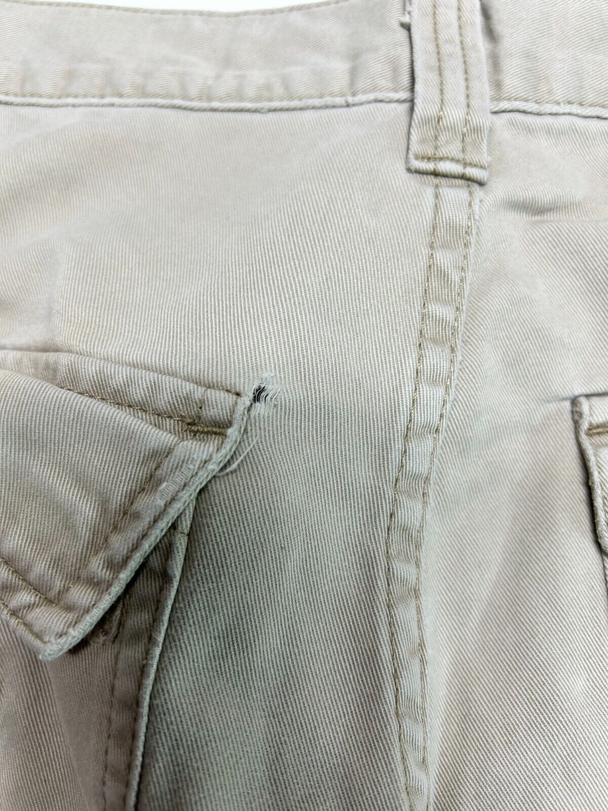 Vintage Y2K Levis Silver Tab Khaki Cargo Pants Pants Size 32W Beige