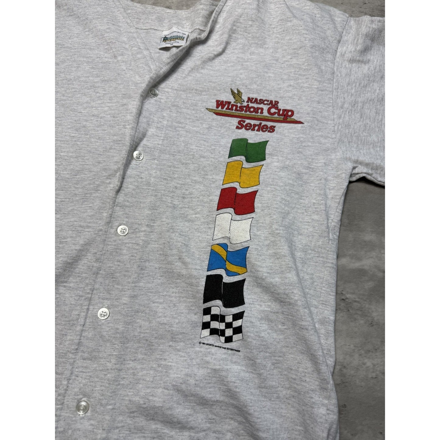 Vintage 1994 Brickyard 400 NASCAR You Had To Be There Baseball Jersey Size XL