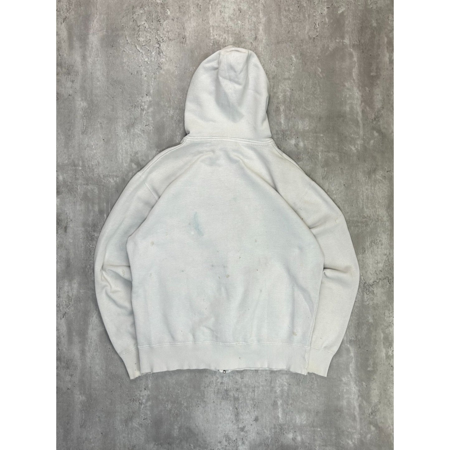 Vintage 2000s Fox Riders Co. Embroidered Full Zip Hooded Sweatshirt Size Large