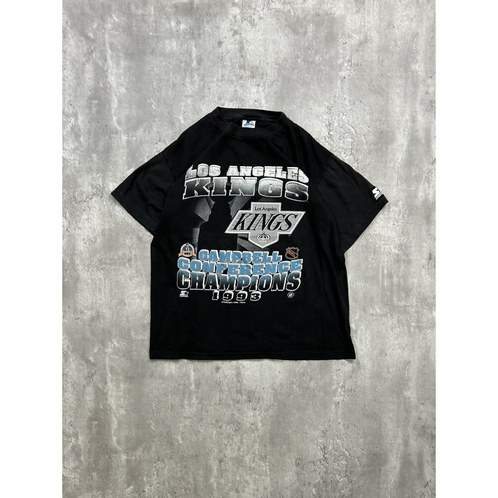 Vintage 1993 Los Angeles Kings NHL Campbell Conference Champs T-Shirt Sz Medium
